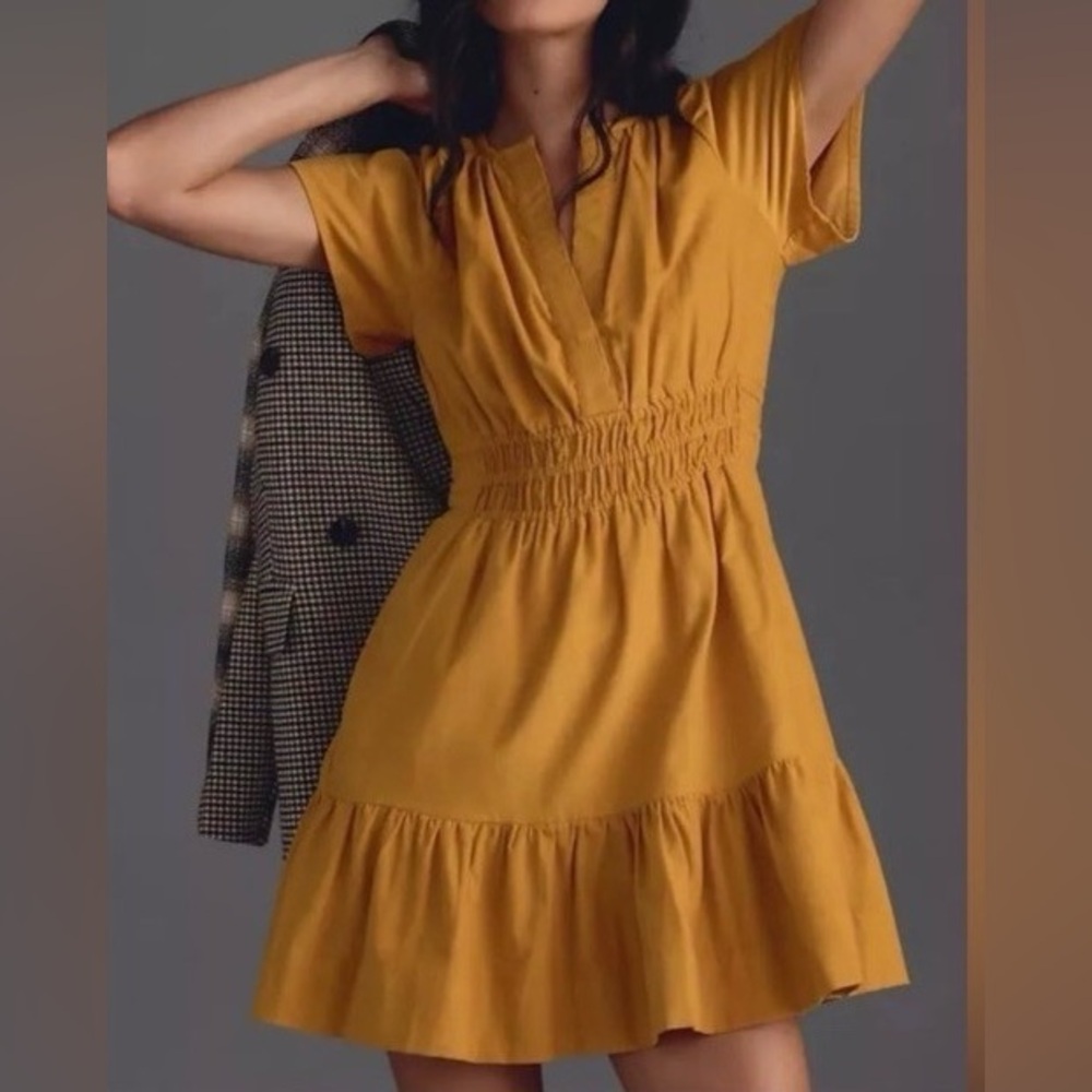 Anthropologie the somerset mini dress corduroy